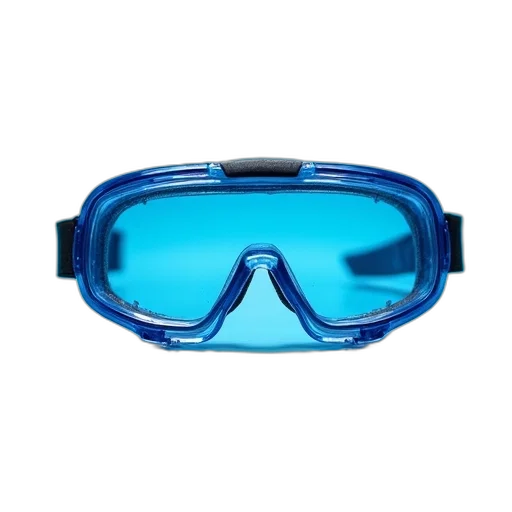 mask, blue, anser, goggles transparent PNG cut-out
