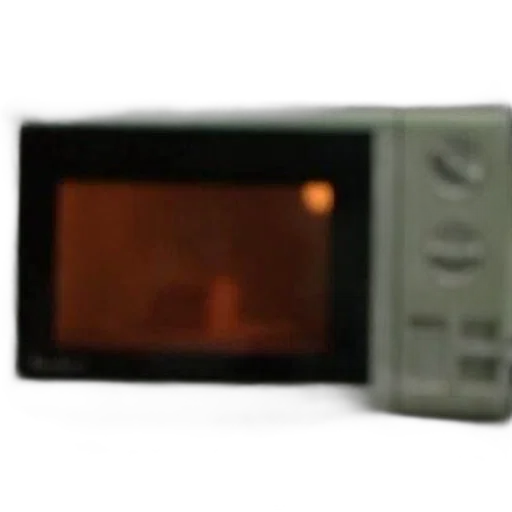 furniture, weapon, food, 3d render, fire, blurry, image, microwave transparent PNG cut-out