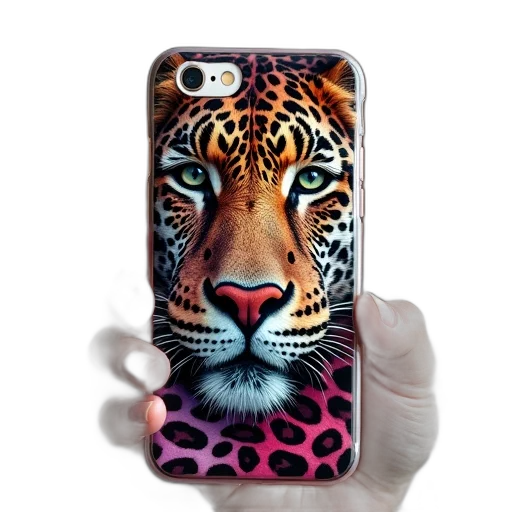 animal, newest, colorful, leopard, print, phone, case, iphone6 transparent PNG cut-out