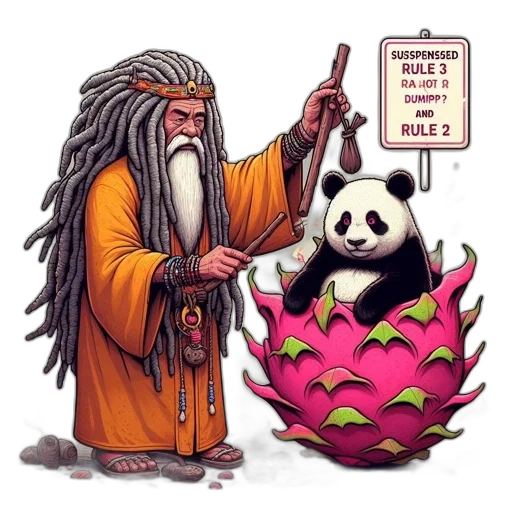 dragon, concept art, fantasy art, pixel art, fire, old, man, robe transparent PNG cut-out