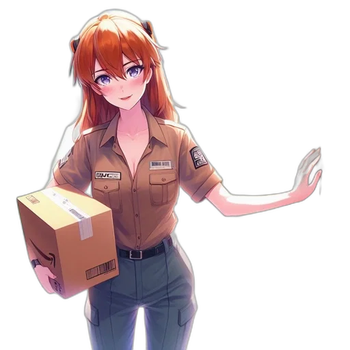 staff, jacket, robot, weapon, anime, concept art, cartoon, pixel art transparent PNG cut-out
