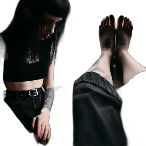 shoes, jewelry, photorealistic, concept art, cyberpunk, 3d render, dark, monochrome transparent PNG cut-out
