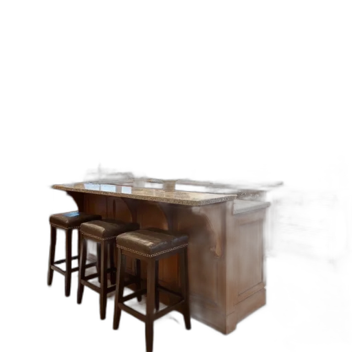 furniture, 3d render, photorealistic, concept art, earth tones, kitchen, features, wood transparent PNG cut-out