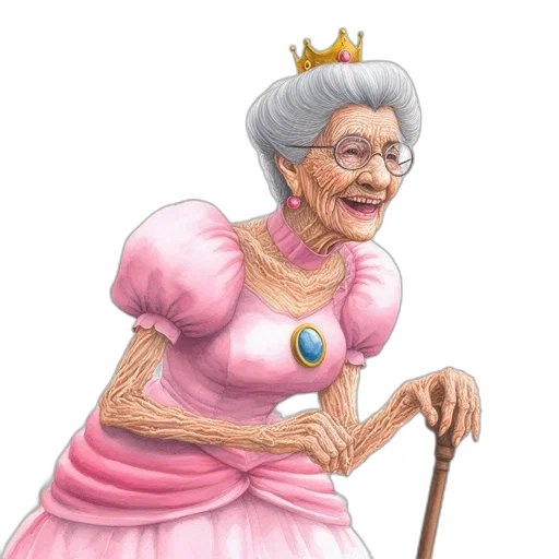 crown, dress, staff, jewelry, concept art, photorealistic, cartoon, fantasy art transparent PNG cut-out