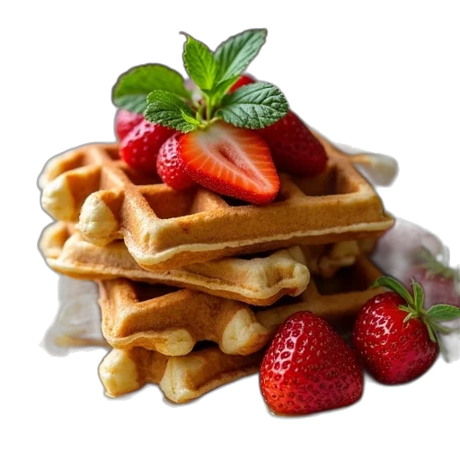 food, photorealistic, 3d render, plate transparent PNG cut-out