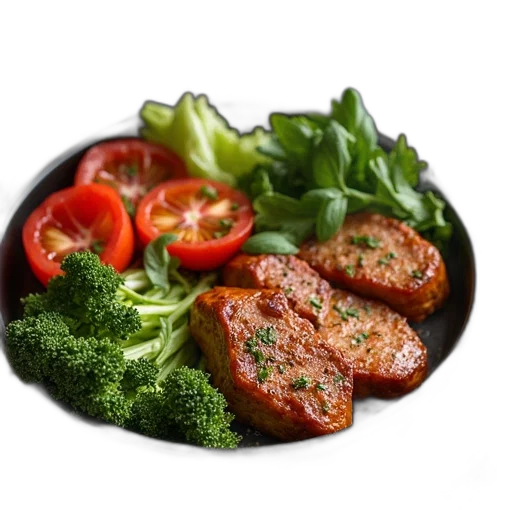 food, 3d render, photorealistic, primal transparent PNG cut-out