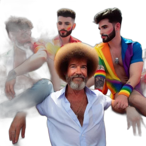 hair, concept art, photorealistic, fantasy art, fire, older, man, afro transparent PNG cut-out