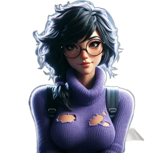 jacket, face, staff, dress, concept art, comic book art, cartoon, fantasy art transparent PNG cut-out