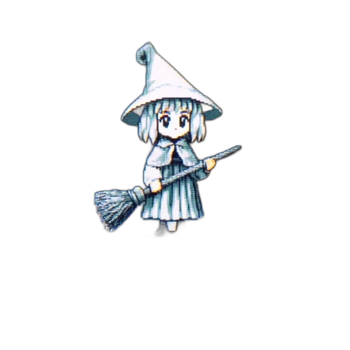 staff, hat, umbrella, sword, pixel art, 3d render, concept art, fantasy art transparent PNG cut-out