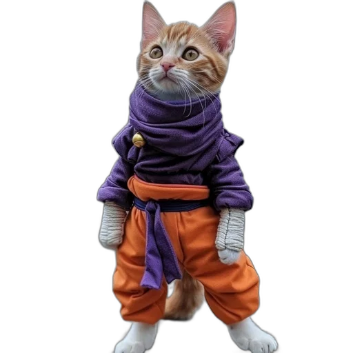 staff, jacket, animal, weapon, concept art, 3d render, photorealistic, pixel art transparent PNG cut-out