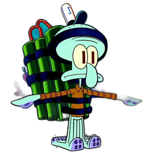 jacket, staff, robot, weapon, concept art, cartoon, 3d render, pixel art transparent PNG cut-out
