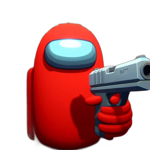 weapon, robot, staff, animal, 3d render, concept art, pixel art, cartoon transparent PNG cut-out