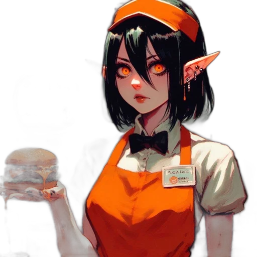 staff, food, face, robot, concept art, fantasy art, anime, photorealistic transparent PNG cut-out
