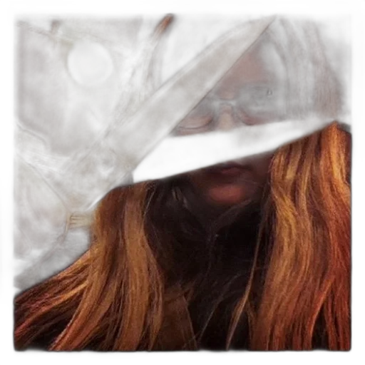 hat, mask, face, hair, photorealistic, anime, concept art, fantasy art transparent PNG cut-out