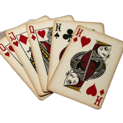 crown, jacket, jewelry, set, playing, cards, laid, out transparent PNG cut-out