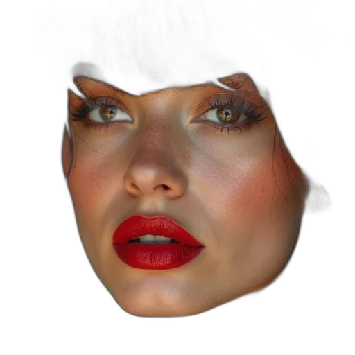 face, hat, mask, crown, photorealistic, 3d render, concept art, fantasy art transparent PNG cut-out