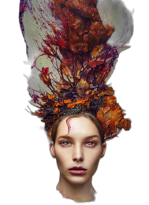 crown, hat, mask, face transparent PNG cut-out