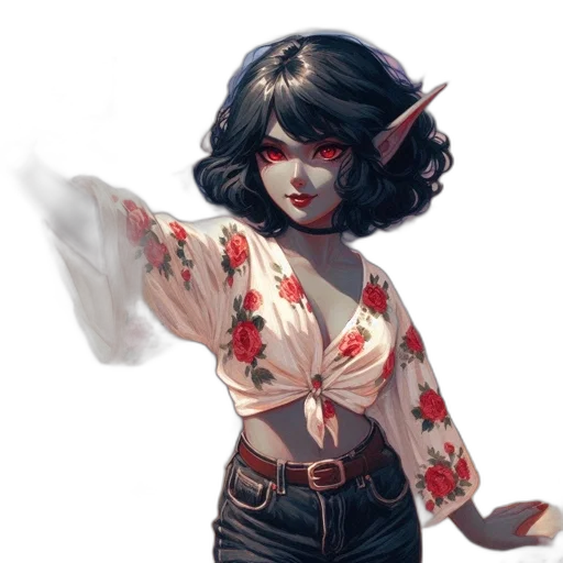 dress, staff, concept art, fantasy art, comic book art, pixel art, fire, red transparent PNG cut-out