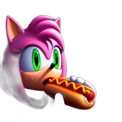 creature, animal, food, face, 3d render, concept art, pixel art, photorealistic transparent PNG cut-out