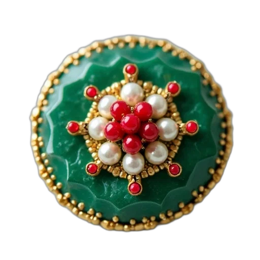 jewelry, crown, flower, staff, close-up, image, brooch, textured transparent PNG cut-out