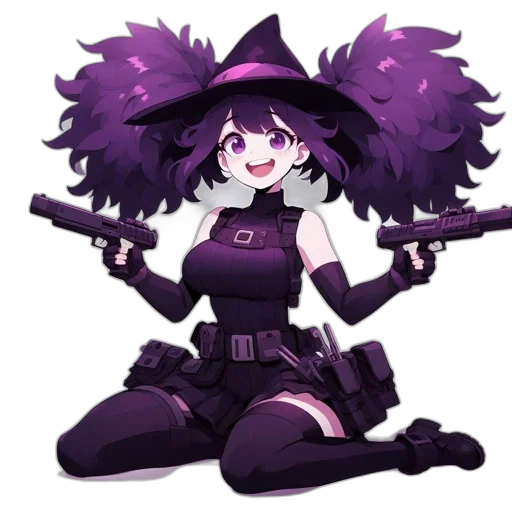 weapon, staff, hat, creature, pixel art, anime, concept art, cartoon transparent PNG cut-out
