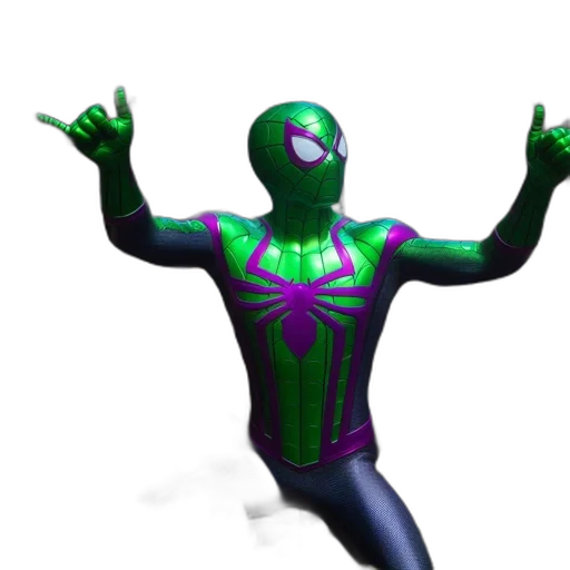 robot, mask, creature, 3d render, concept art, comic book art, photorealistic, green transparent PNG cut-out