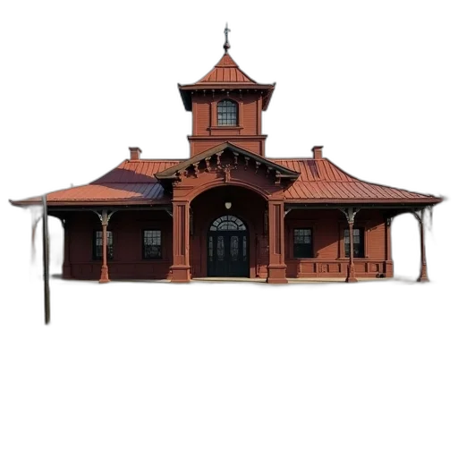 building, hat, furniture, staff transparent PNG cut-out