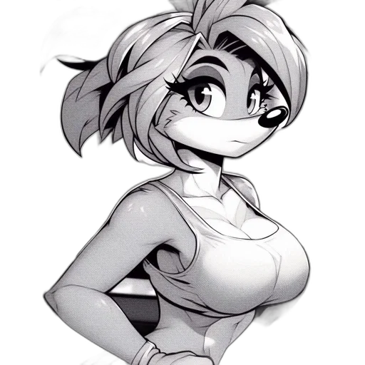 robot, dress, face, staff, cartoon, concept art, anime, pencil sketch transparent PNG cut-out
