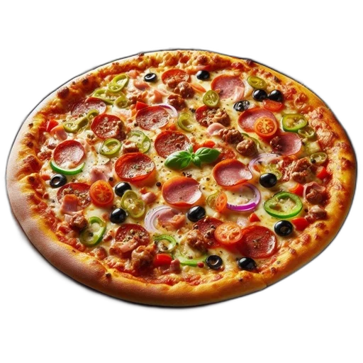 food, weapon, face, crown, 3d render, photorealistic, pizza, various transparent PNG cut-out