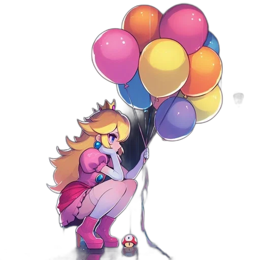 crown, staff, dress, concept art, watercolor, pixel art, 3d render, pastel transparent PNG cut-out