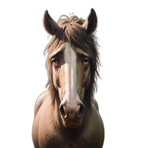 animal, face, hair, creature, photorealistic, oil painting, 3d render, concept art transparent PNG cut-out
