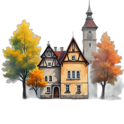 building, watercolor, photorealistic, concept art transparent PNG cut-out