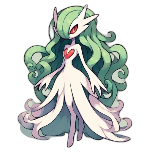 creature, hair, staff, dress, concept art, pixel art, fantasy art, watercolor transparent PNG cut-out