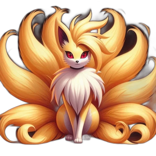 dragon, hair, staff, animal, fantasy art, pixel art, concept art, 3d render transparent PNG cut-out
