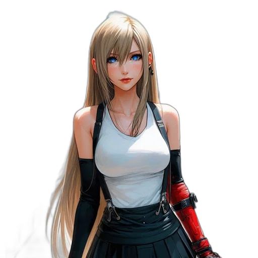 weapon, staff, dress, robot, concept art, fantasy art, anime, pixel art transparent PNG cut-out