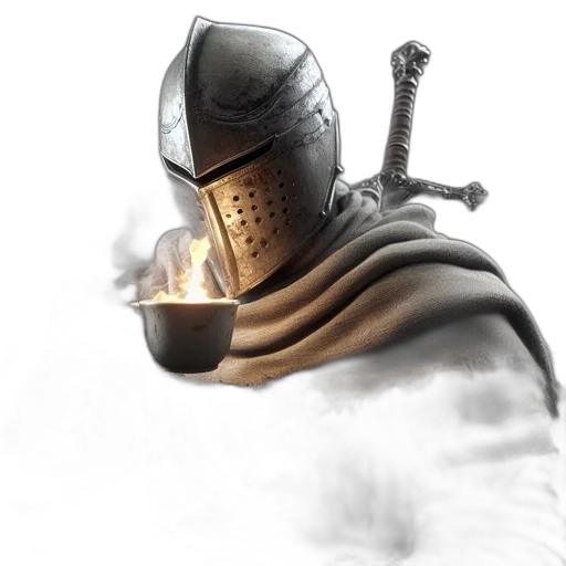 sword, mask, weapon, staff, concept art, fantasy art, 3d render, photorealistic transparent PNG cut-out