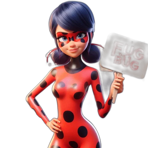 robot, dress, 3d render, concept art, cartoon, comic book art, red, animated transparent PNG cut-out