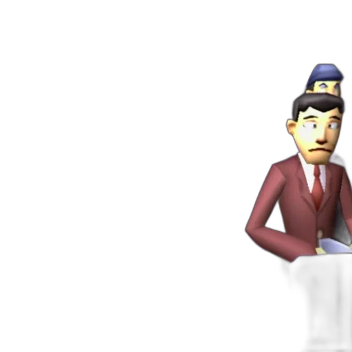 staff, hat, furniture, 3d render, concept art, cartoon, pixel art, animated transparent PNG cut-out