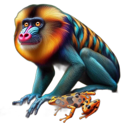 creature, animal, dragon, mask, concept art, 3d render, photorealistic, fantasy art transparent PNG cut-out