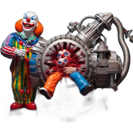 weapon, robot, car, concept art, 3d render, photorealistic, vibrant, diorama transparent PNG cut-out