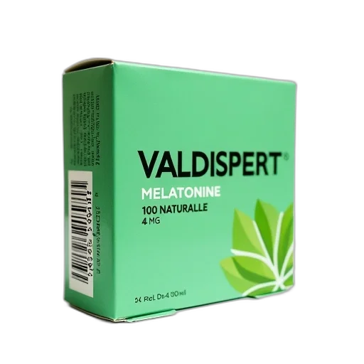 3d render, green, box, word, valdispert, top, melatonine, vegetale transparent PNG cut-out