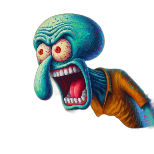 creature, mask, face, staff, concept art, 3d render, photorealistic, pixel art transparent PNG cut-out