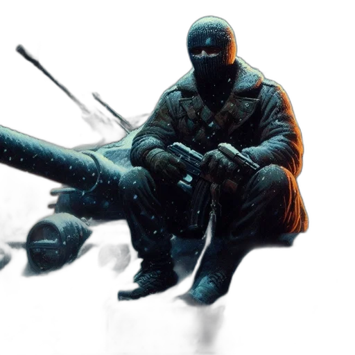 weapon, sword, staff, jacket, concept art, 3d render, fantasy art, cyberpunk transparent PNG cut-out
