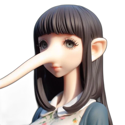 face, staff, creature, mask, 3d render, anime, photorealistic, concept art transparent PNG cut-out