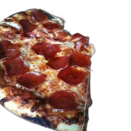 food, face, crown, weapon, 3d render, photorealistic, pepperoni, pizza transparent PNG cut-out