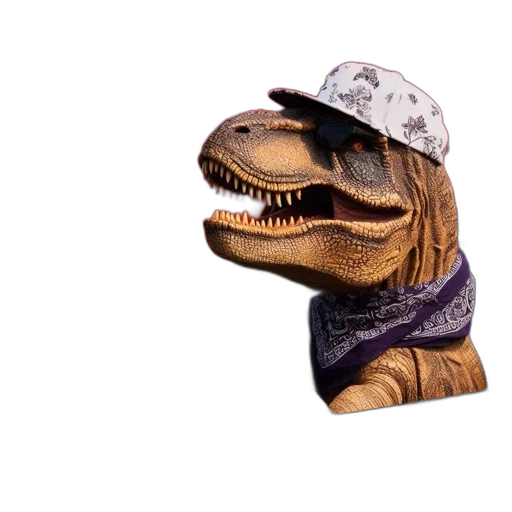 hat, animal, creature, dragon, 3d render, photorealistic, concept art, anthropomorphic transparent PNG cut-out