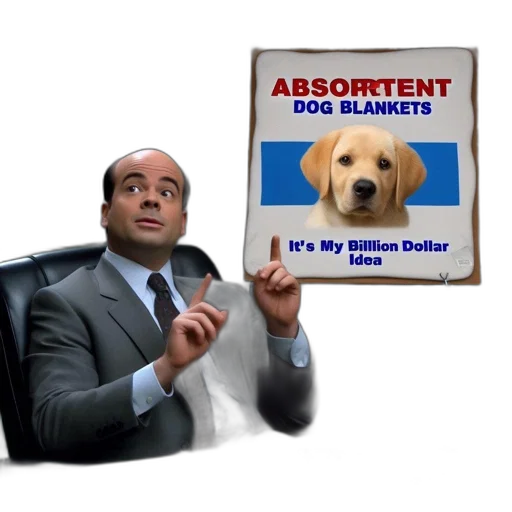 animal, man, office, explains, business, concept, someone, else transparent PNG cut-out