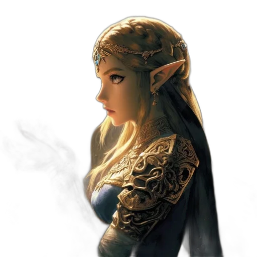 face, dragon, crown, dress, fantasy art, concept art, pixel art, photorealistic transparent PNG cut-out