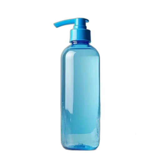 bottle, hair, blue, drypack transparent PNG cut-out