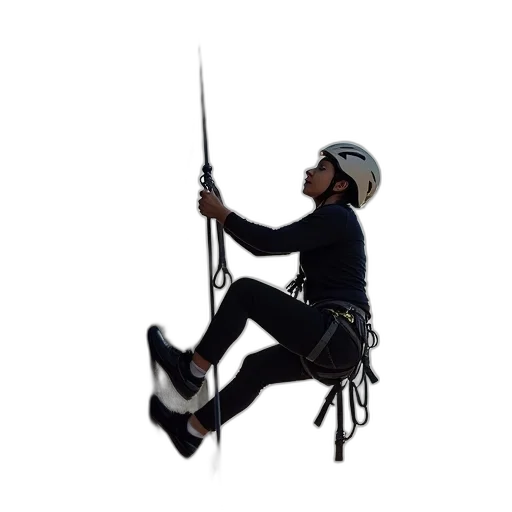staff, sword, weapon, umbrella, concept art, person, rock, climbing transparent PNG cut-out